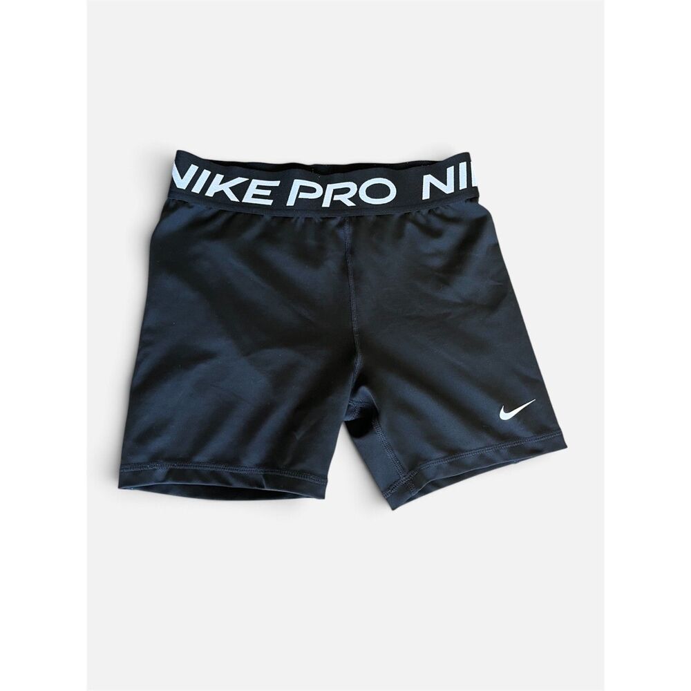 Nike Pro Women's 3 Inch Black Compression Spandex Shorts Size XL